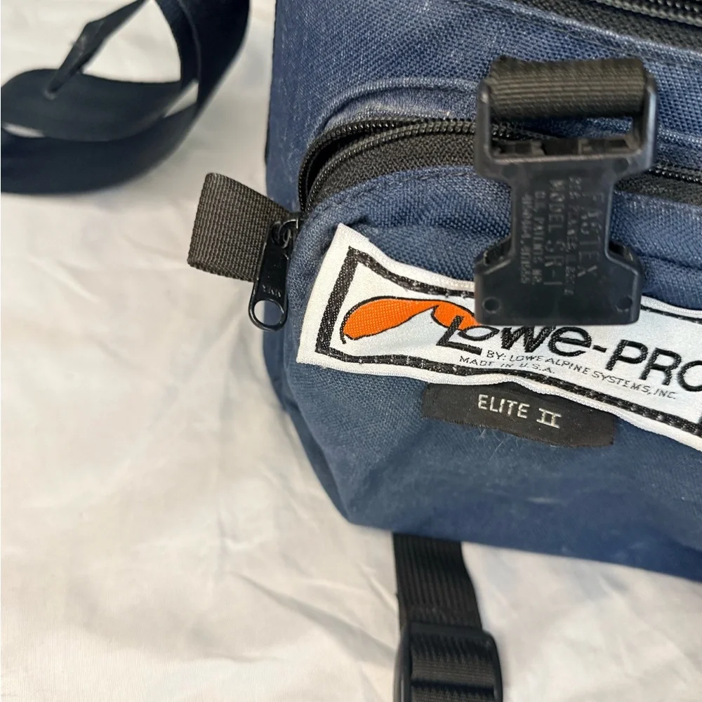 Vintage Lowe-Pro Elite II Camera Shoulder Bag — Made in USA